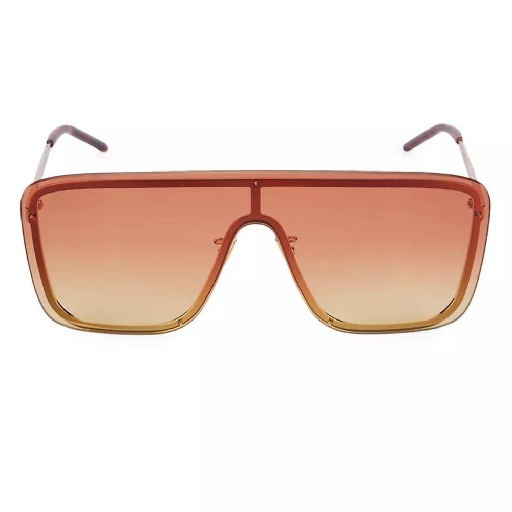 Authentic Saint Laurent 99mm shield wrap sunglasses